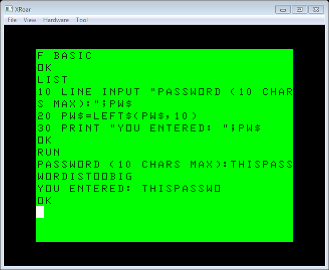 Building a Better BASIC Input | Sub-Etha Software