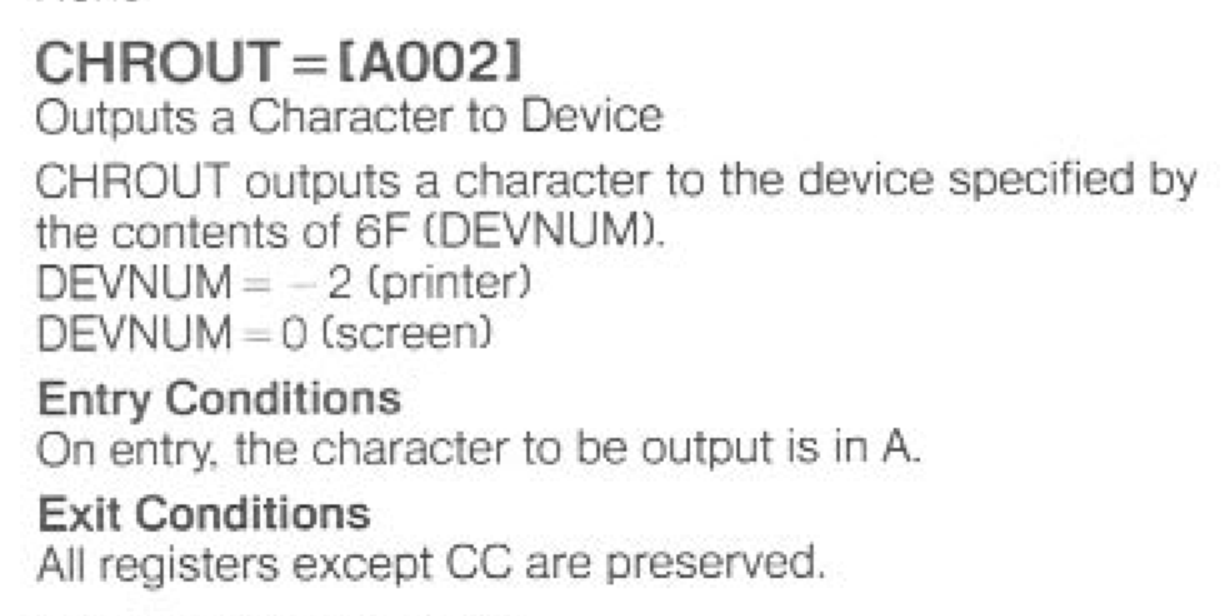 Hacking The Color Basic Print Command Part 2 Sub Etha Software